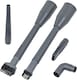 image 6 of SPARES2GO Complete Micro Tool Kit Mini Attachments Set Compatible with Miele Vacuum Cleaner 35mm PC Desk Car