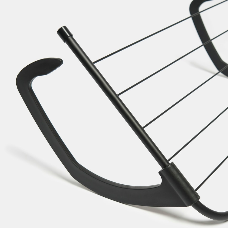 image 1 of OHS Over Radiator Clothes Airer Foldable Clothes Towel Rail Holder Rack Dryer Hanger
