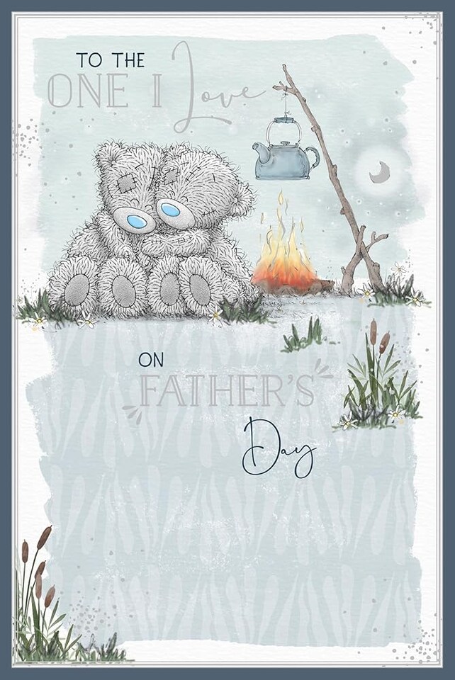 image 1 of Bears By Campfire One I Love Father's Day Card