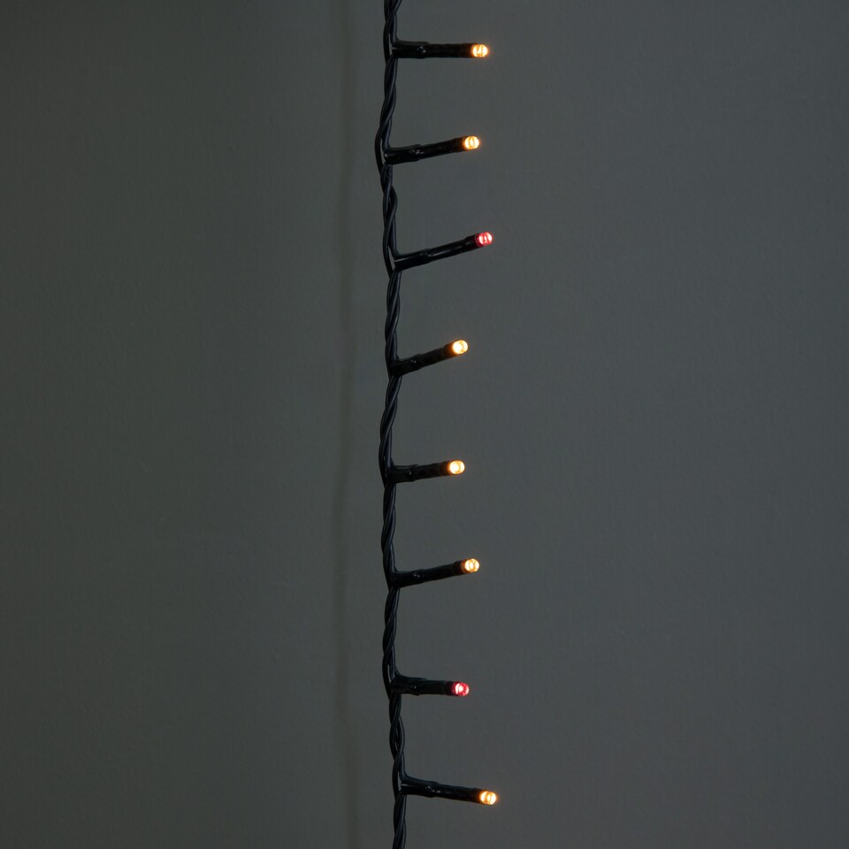 image 1 of 6m 240 LED TreeBrights Christmas String Lights with Timer in Red and Vintage Gold