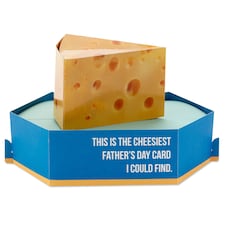 Hallmark Father's Day Card - 3D Pop-Up Funny Cheese Design