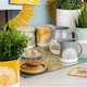 image 4 of English Tableware Company Artisan Flower Set of 4 Coasters