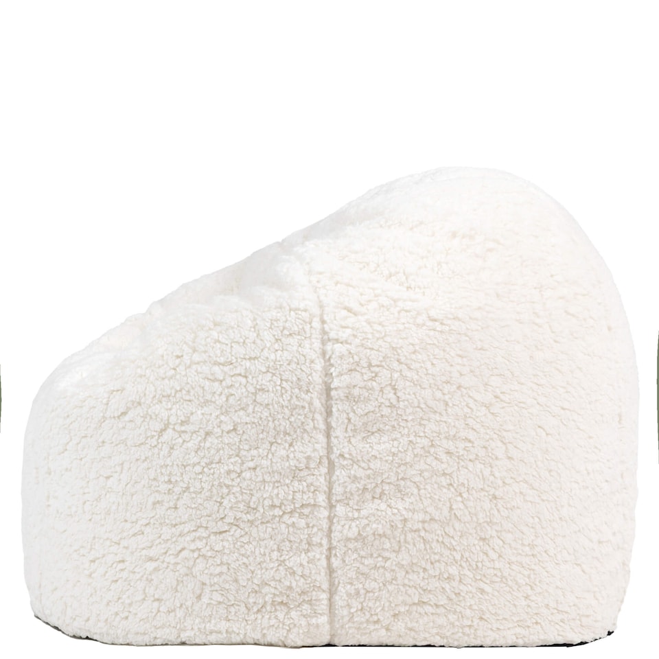 image 1 of icon Kids Kingston Teddy Fleece Classic Bean Bag, Natural, Pack of 2