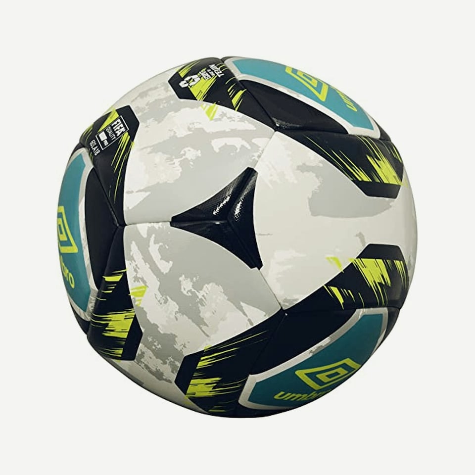 image 1 of Umbro Sala Cup Ni Futsal Ball - White/Lime Punch/Peacoat - 3