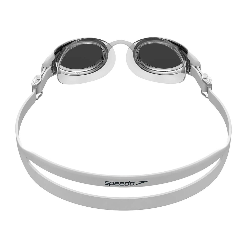 image 1 of Speedo Mens Mariner Pro 2024 Swimming Goggles - White/Grey - One Size