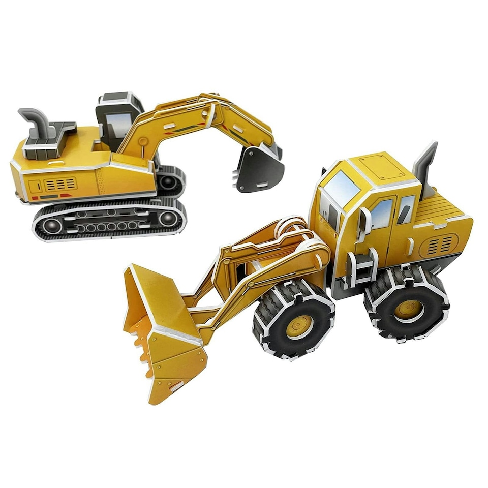 Bulldozer & Excavator 3D Puzzle     BD-MT032