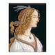 image 1 of Idealized Portrait of a Lady Botticelli Vintage Huge Wall Art Print 18X24 In