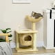 image 6 of PawHut Cat Tree with Scratching Posts, Cat House, Bed, Washable Cushions