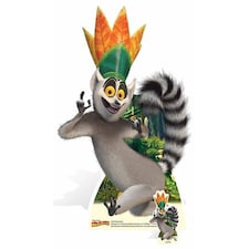 King Julien Madagascar Lifesize Cardboard Cutout 90cm