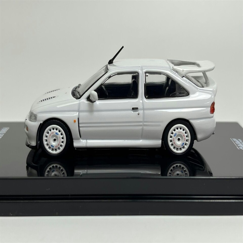 image 1 of Ford Escort RS Cosworth White RHD With OZ Rally Racing Wheels 1:64 Inno IN64FERSWHIRHDOZ