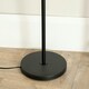 image 1 of ValueLights Angus Matt Black Metal Geometric Basket Shade Floor Lamp