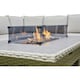 image 2 of DS Living Malibu Grey Rattan Garden Furniture 6 Seater + Fire Pit