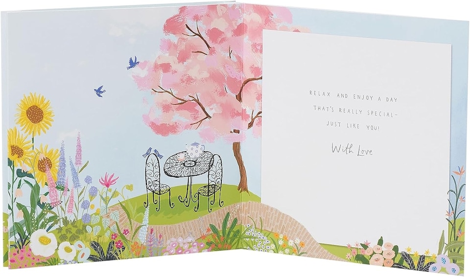 image 1 of Beautiful Pop up 3D Greenhouse Mum Birthday Card
