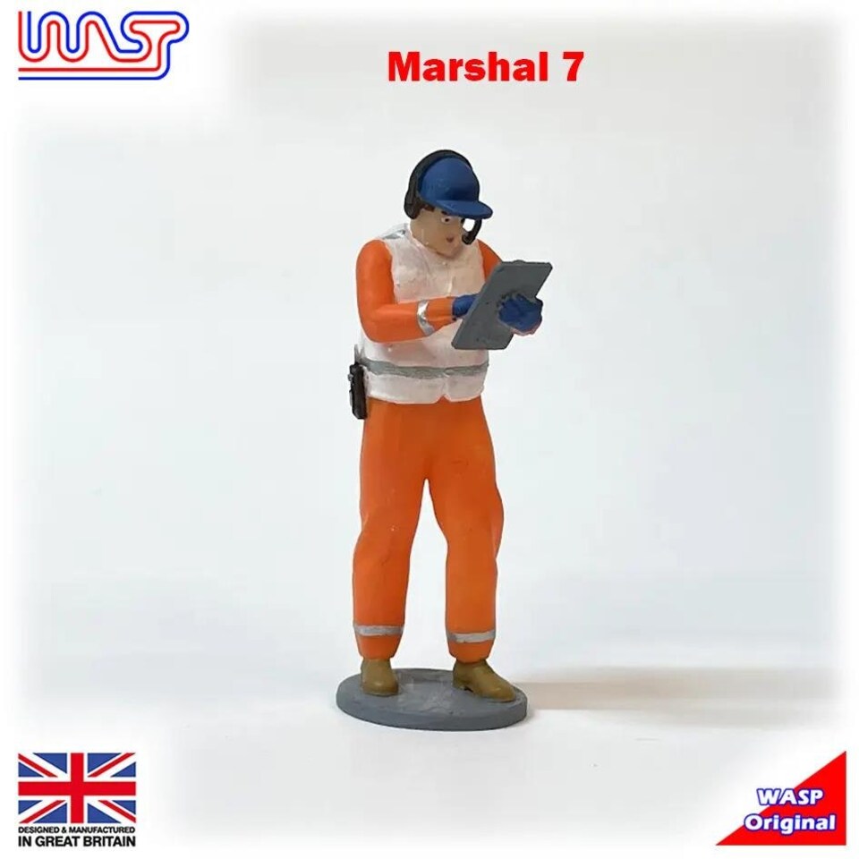 image 1 of Trackside Figure Scenery Display Marshal No 7 New 1:32 Scale WASP