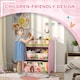 image 7 of AIYAPLAY Kids Toy Storage Unit with 6 Storage Boxes for Playroom, Pink