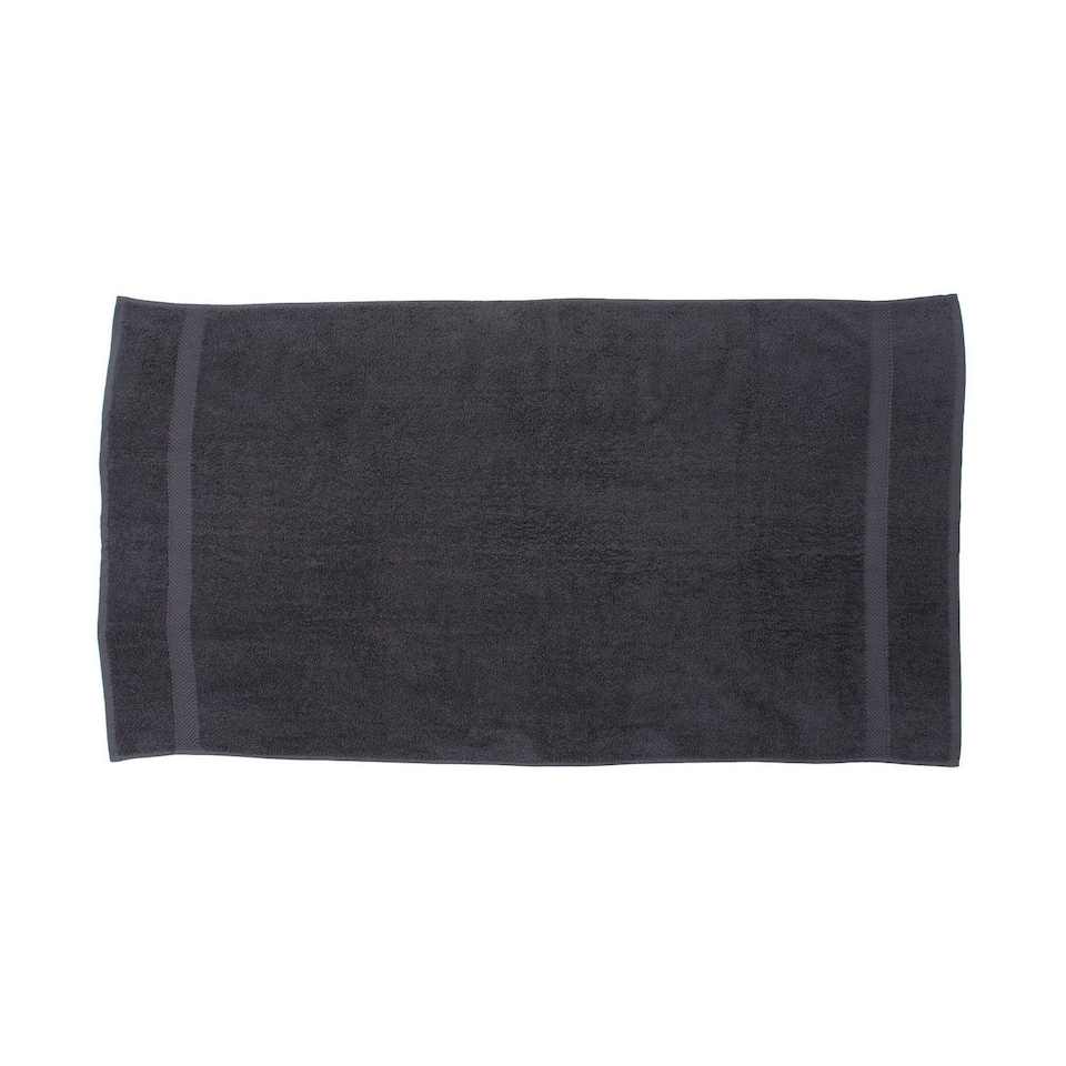 Towel City Luxury Bath Towel - Steel Grey - One Size