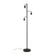 image 3 of ValueLights Balboa Painted Black Floor Lamp