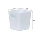 image 5 of Wham Studio 5 x 720ml Square Plastic Storage Baskets White
