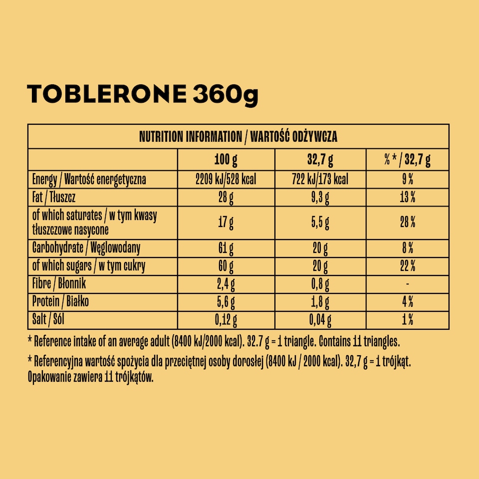 image 1 of Toblerone You're the Best Milk Chocolate Gift Bar 360g