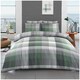 image 1 of VELVETIO Dartmouth Check Complete Duvet Cover Set with Fitted Sheet Soft Polycotton Bedding Sets Multi | Single