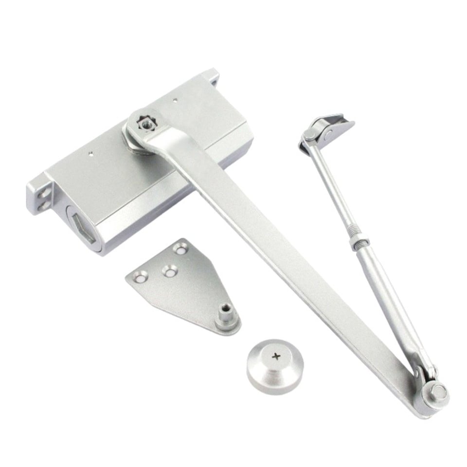 image 1 of Smiths Architectural Overhead Door Closer | Silver | Silver | One Size | 1
