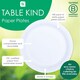 image 4 of Table Kind White Paper Plates - Bulk Party & Everyday Plates - 900 Pack
