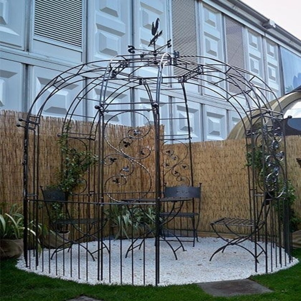 image 1 of Imperial 6 Sided Trad & Panels Bare Metal/Ready to Rust - Steel - L243.8 x W243.8 x H259.1 cm