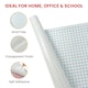 image 3 of Janrax 50cm x 3m Clear Glossy CPP 0.06mm Thick Self-Adhesive Book Cover Roll