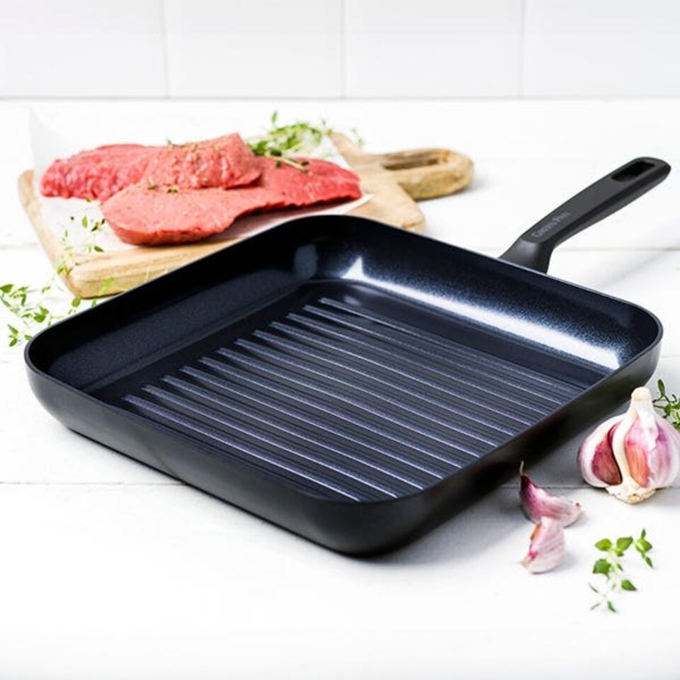 image 1 of GreenPan Memphis Non-Stick 28cm Grill Pan