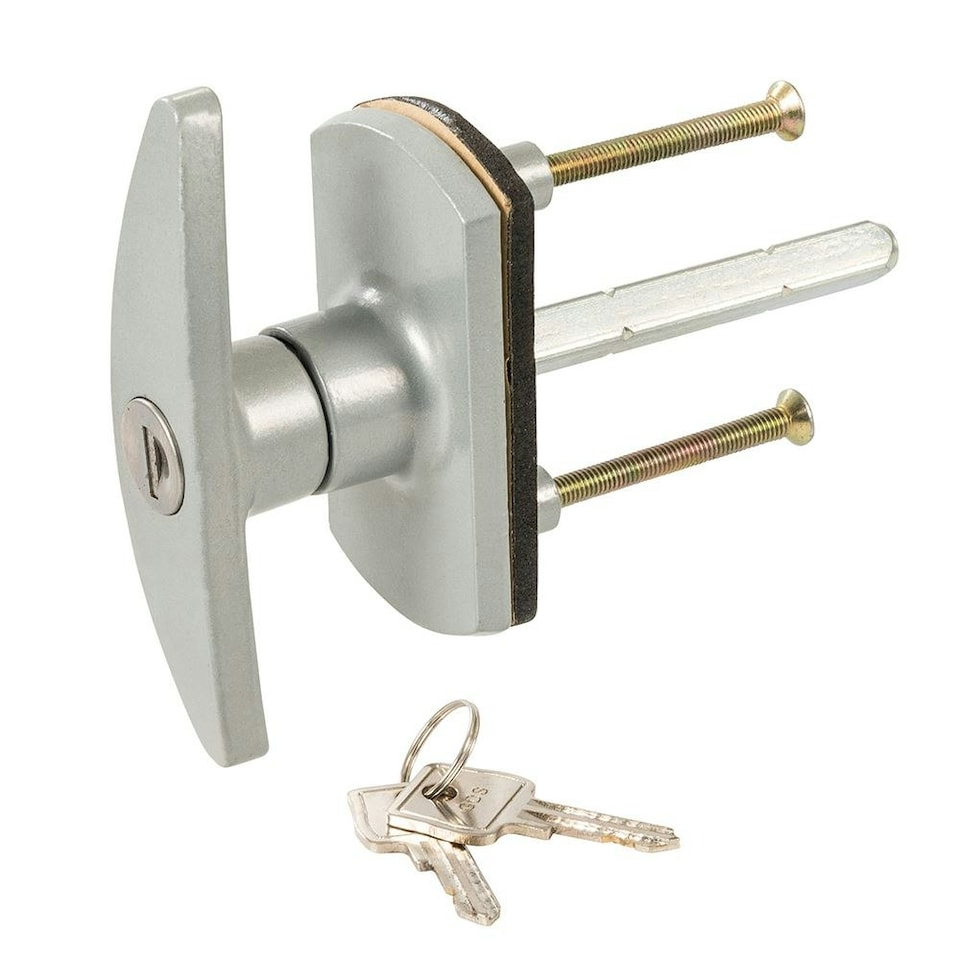 Silverline - Garage Door Locking Handle - 75mm Diamond