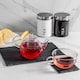 image 6 of Argon Tableware Glass Tea For One Set - 550ml