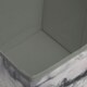 image 8 of OHS 2 Pack Folding Storage Marble Print Cubes Space Saving Home Bedroom Clothes Toy Organiser Grey