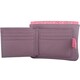 image 6 of Laser Cut Genuine Leather Credit Card Money Holder Wallet Purse Blue | Teal/Blush