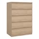 image 1 of Naia Chest of 5 Drawers in Jackson Hickory Oak