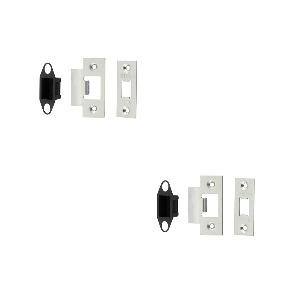 2 PACK Heavy Duty Tubular Latch Accessory Packs in Satin Stainless Steel for Enhanced Security