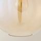 image 5 of ValueLights Bellamy Easy Fit Amber Glass Globe Lampshade Ceiling Light Shade