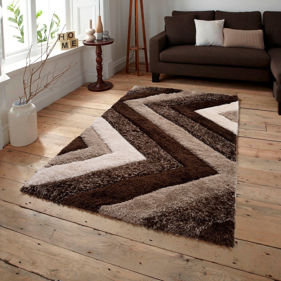 Home Republic Shaggy Chevron Rug Long Pile