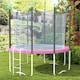 image 6 of SPORTNOW 10FT Trampoline Pad Spring Cover, Waterproof, Pink | Pink