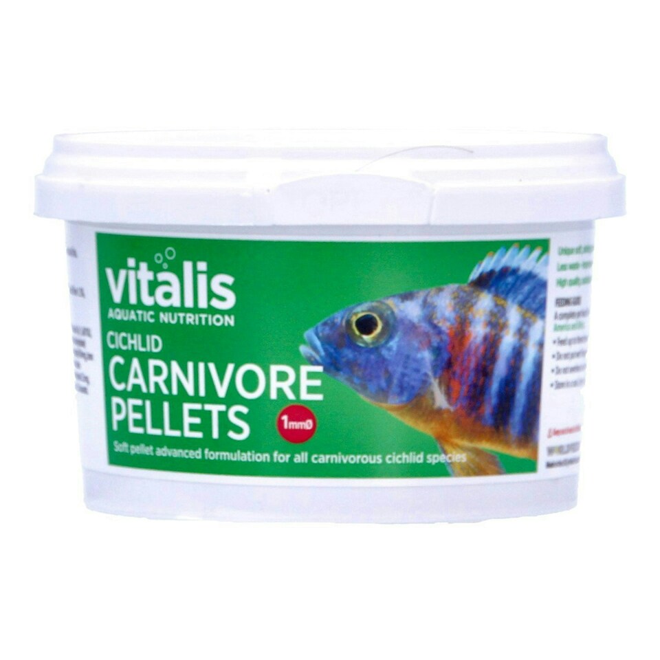 image 1 of Vitalis Cichlid Carnivore Pellets - 1mm Pellets N/A