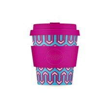 Ecoffee Cup 8oz 240ml Reusable Eco-Friendly 100% Plant Based Coffee Cup with Silicone Lid & Sleeve - Melamine Free Travel Mug N/A | Messages From The Unseen World