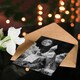 image 4 of Surreal Cat Lover Pope and Moon Black White Birthday Greeting Card