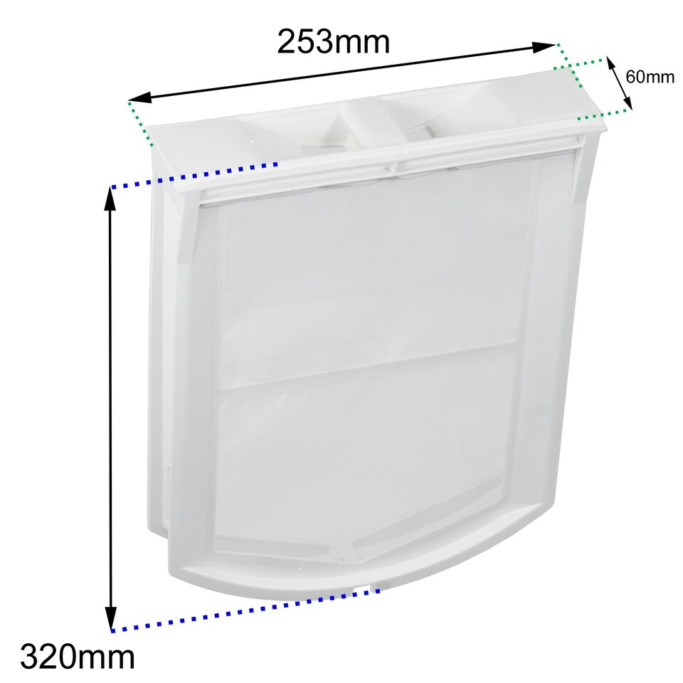 image 1 of SPARES2GO Tumble Dryer Filter compatible with Miele T1 T2 T4 T7 T8 T9 Fluff Catcher Mesh Lint Screen
