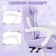 image 4 of Rattantree Ergonomic Gaming Chair with Massage Support & Footrest
