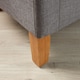 image 5 of Fabric Tub Chair Colour Range Wooden Legs Armchair Living Room Modern Office | Grey