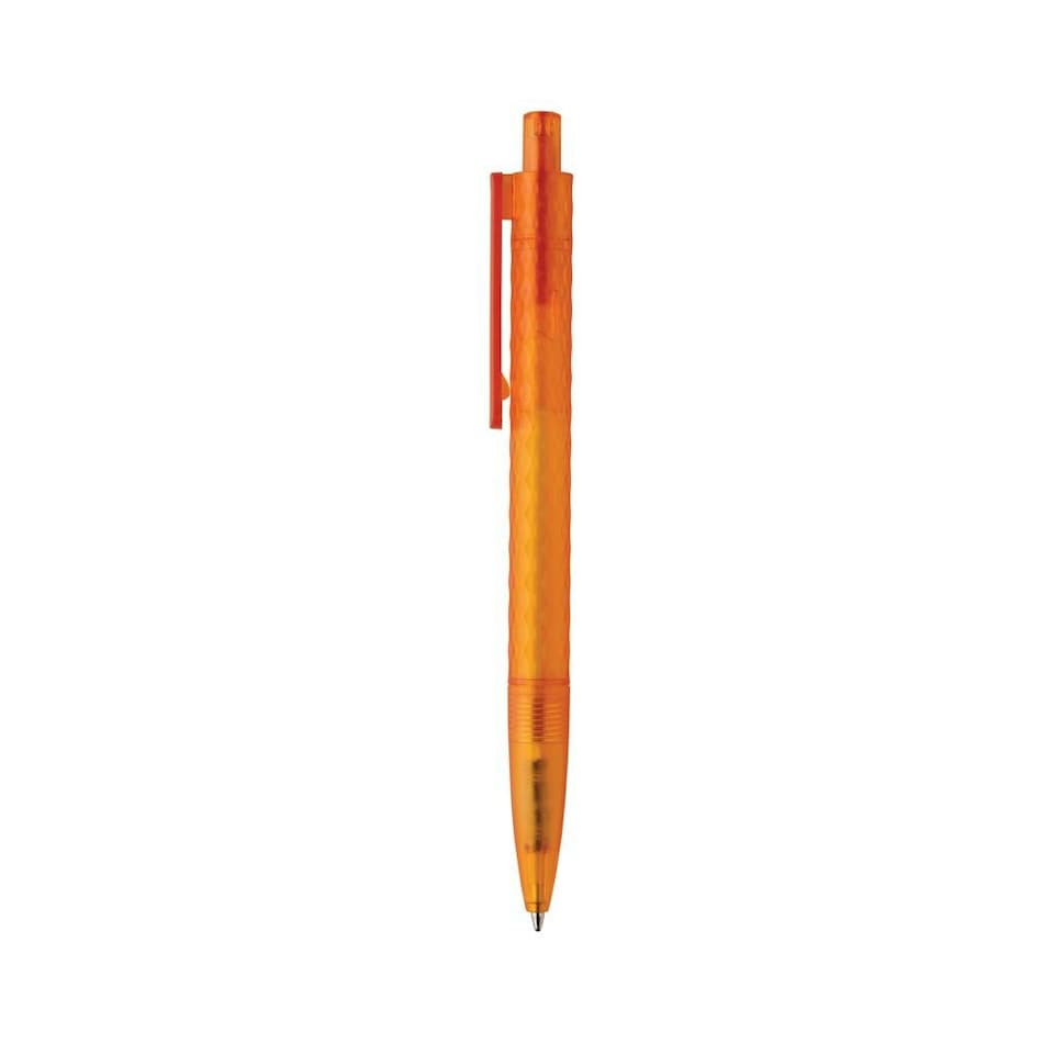 image 1 of XD Collection X3 Frosted Recycled Plastic Pen - Orange - One Size