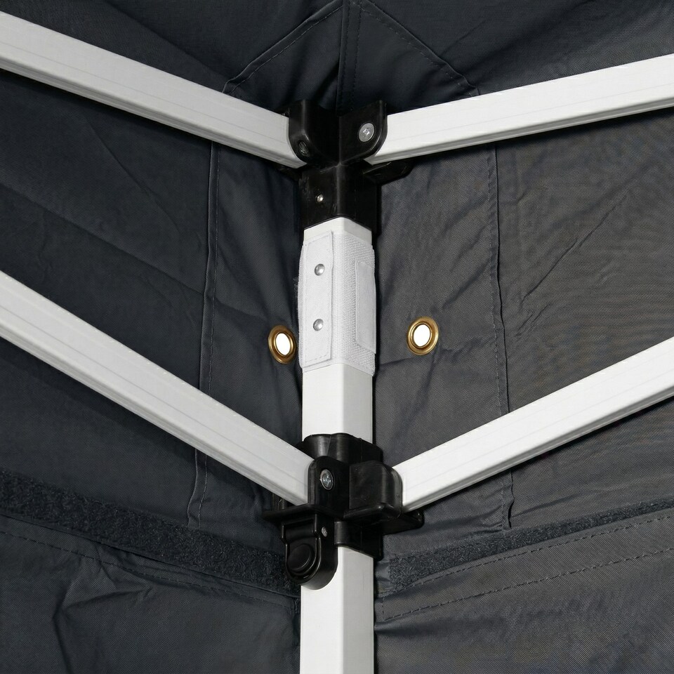 image 1 of Pop Up Gazebo 3m x 4.5m Garden Marquee Waterproof UV Resistant Grey