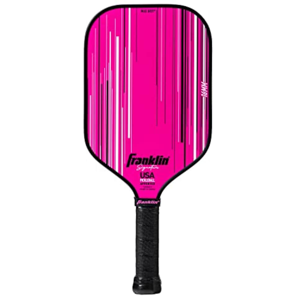 image 1 of Franklin Sports Pro Pickleball Paddle - Signature Series With Maxgrit Surface - Usapa Approved - 16mm Polypropylene Core - Pink