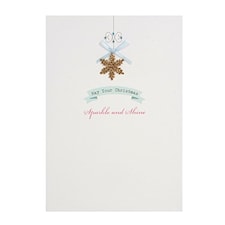 Christmas Card 'Sparkle And Shine'