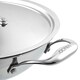 image 4 of Vinod Platinum Triply Stainless Steel Kadai with Lid 30 cm - 4.5 litre