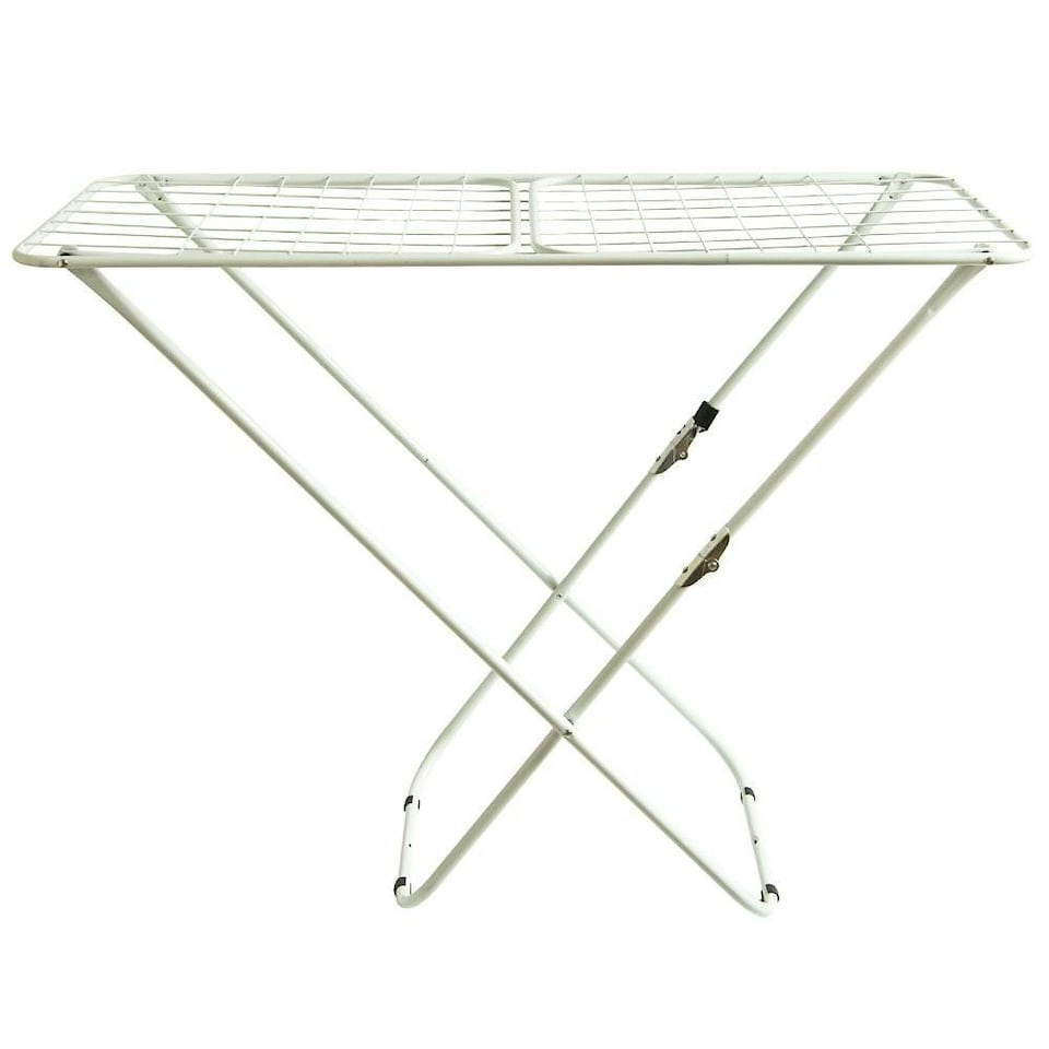 image 1 of Home Vida Winged Airer Freestanding Metal Folding Clothes Drying Rack